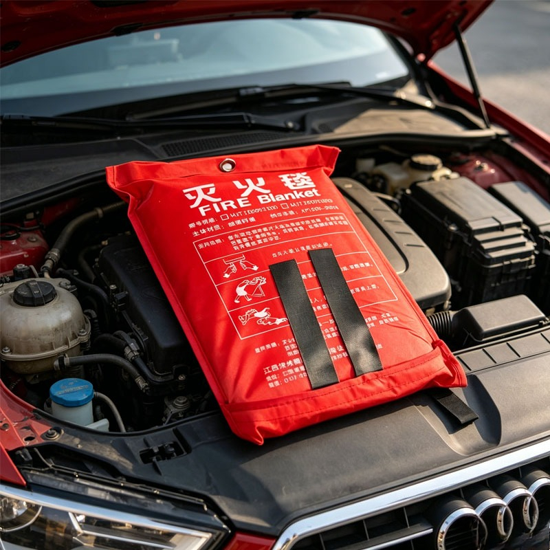 Fire Blanket Kitchen - Emergency Fire Blanket Home Car Safety