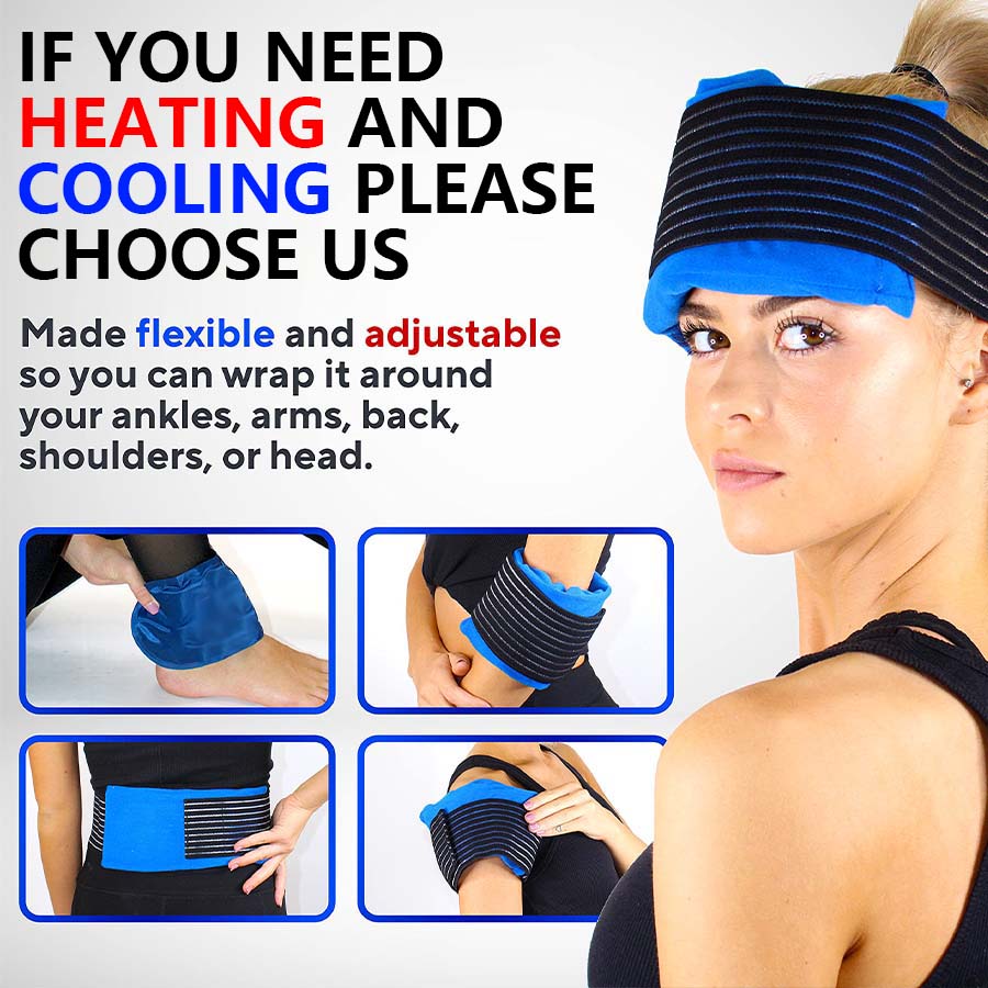 First Aid Bag Kit - Reusable Gel Freezable Hot Cold Pack
