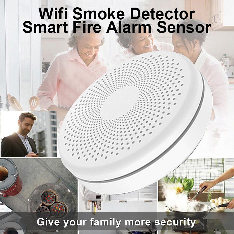 2 in 1 Version WiFi Tuya Smart - Smoke Detector Interconnected incelemesi ve fiyatı