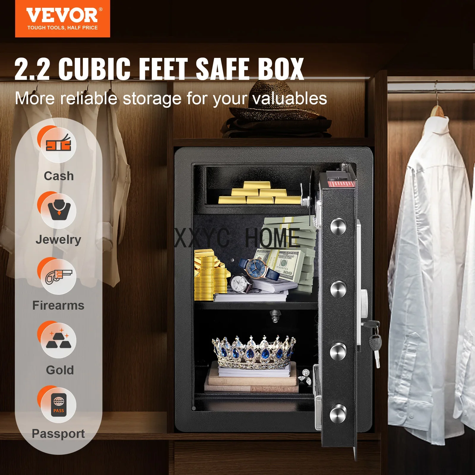 Electric Safe 2.2/1.8 Cubic Fe - Fire Safe Document incelemesi ve fiyatı