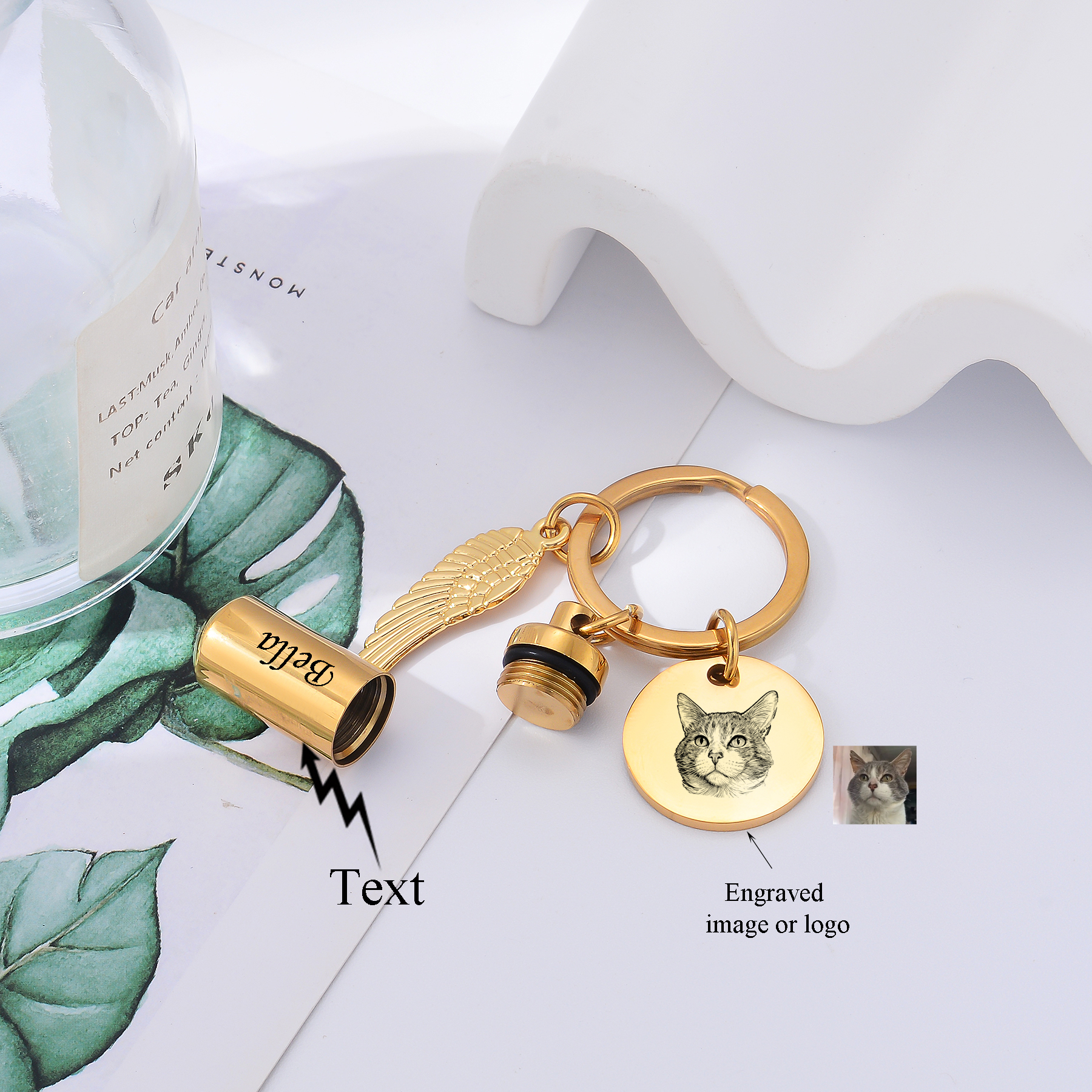 Personalized Cylinder Urn Keyc - Personal Alarm Keychain incelemesi ve fiyatı