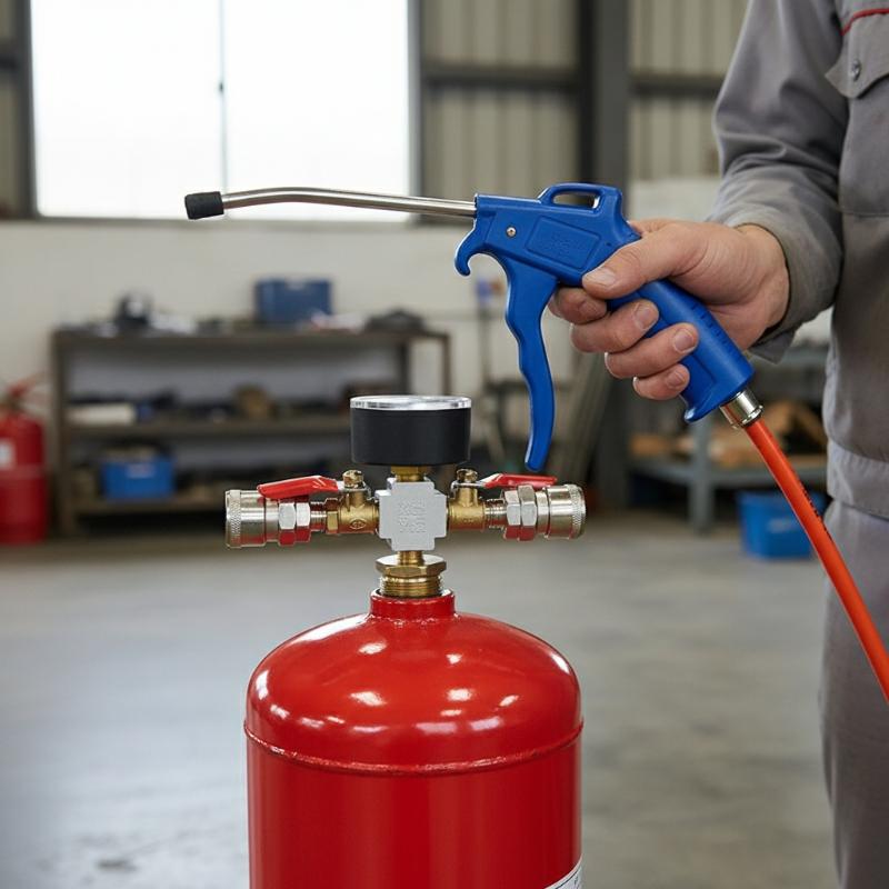 Portable Mobile Air Compressor - Fire Extinguisher Small incelemesi ve fiyatı