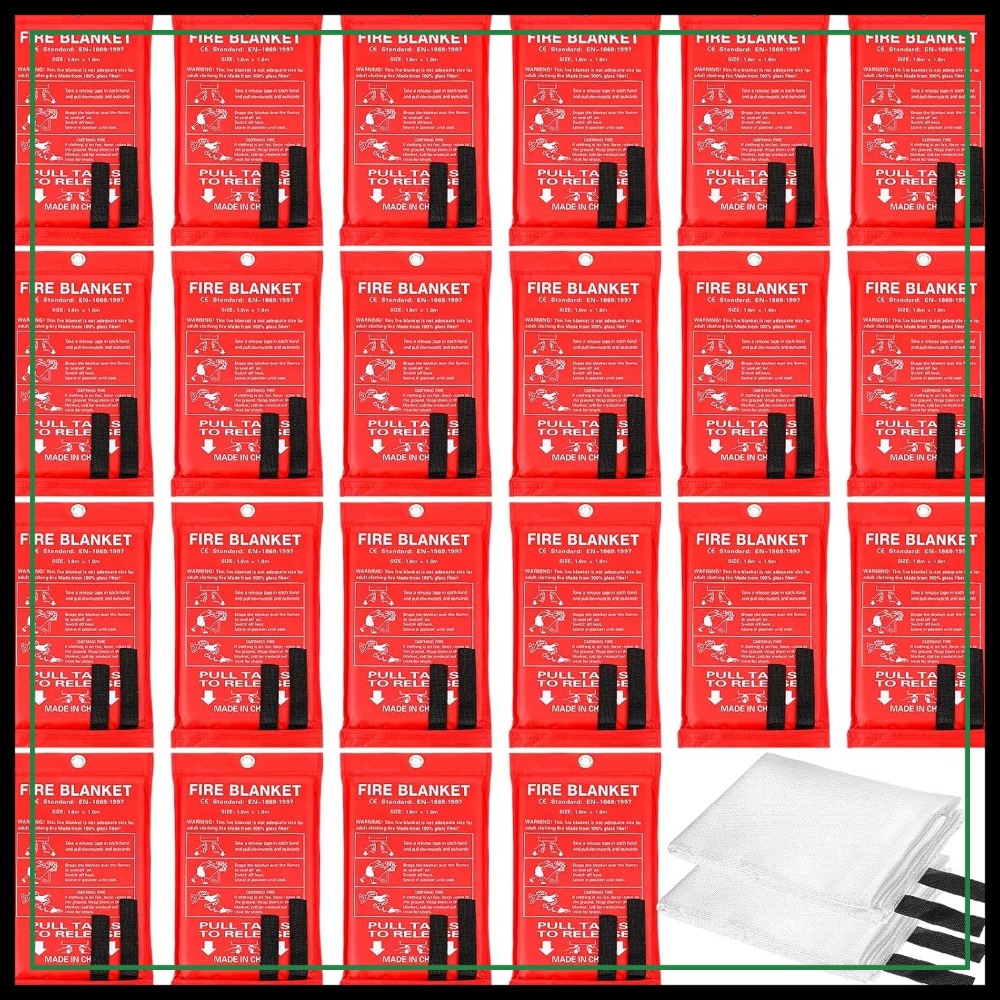 24 Pcs Fire Blanket - Fibergla - Fire Blanket Kitchen incelemesi ve fiyatı
