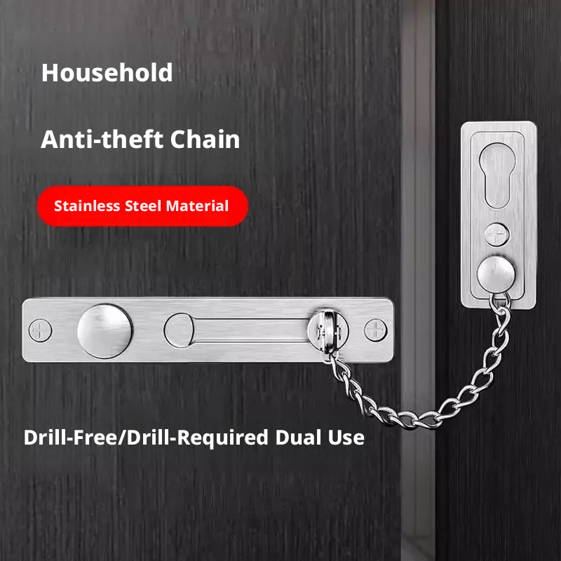 Heavy-Duty Polished Press Latc - Security Chain Door incelemesi ve fiyatı