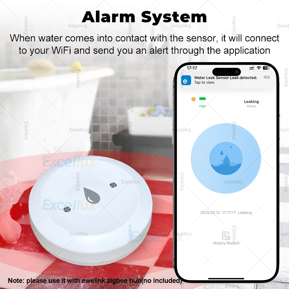 Ewelink Zigbee 3.0 Water Senso - Water Alarm Sensor incelemesi ve fiyatı
