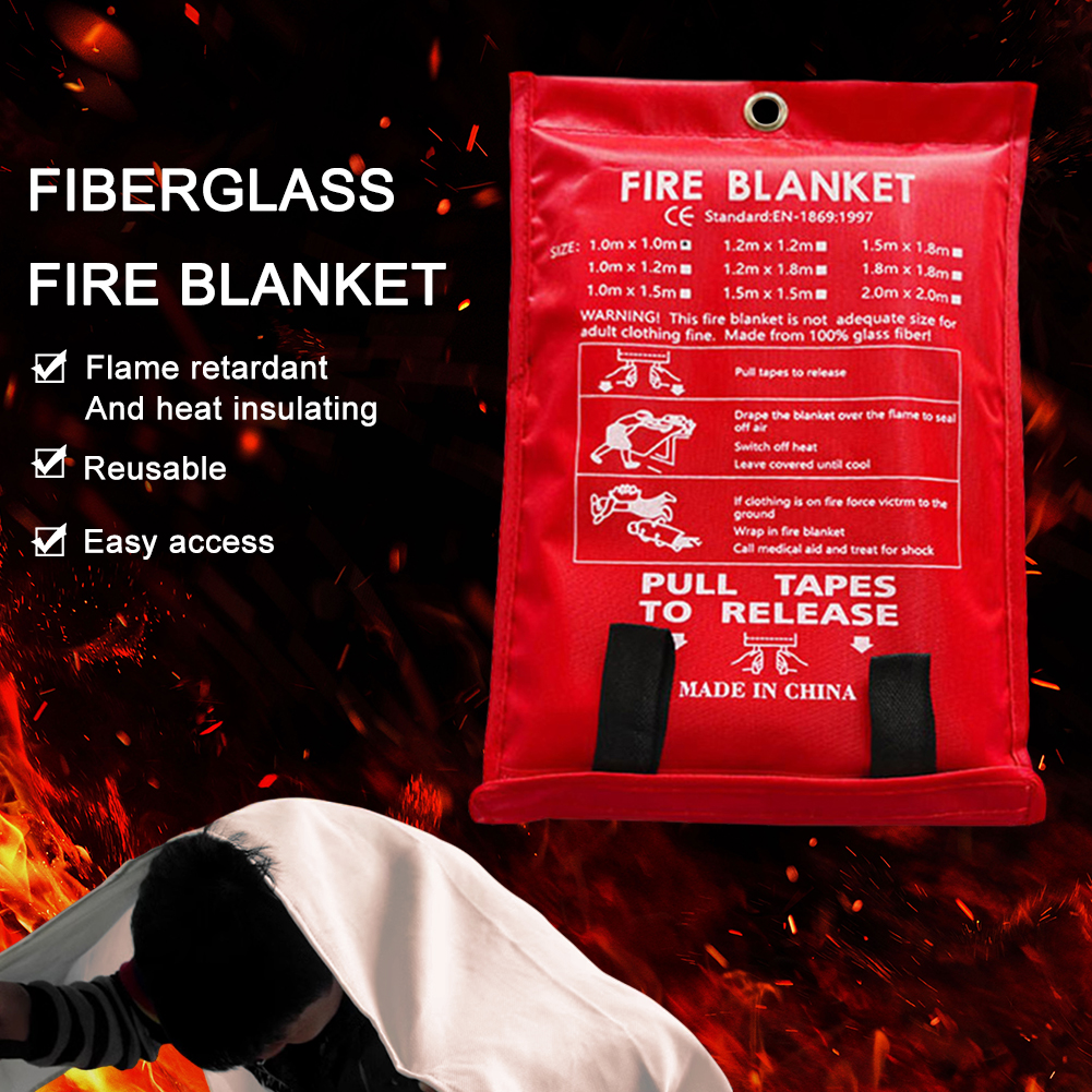 Fire Blanket Fiberglass Fire B - Fire Blanket Kitchen incelemesi ve fiyatı