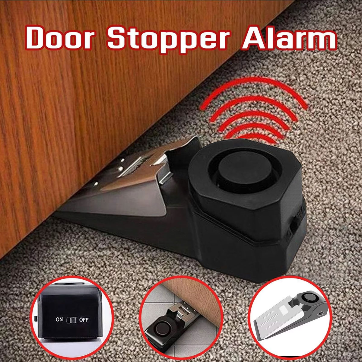 Wireless Door Stop Alarm Syste - Door Stop Alarm incelemesi ve fiyatı