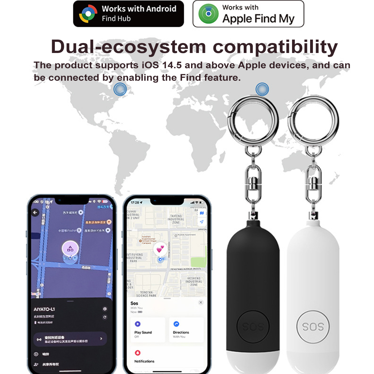 Self Defense Alarm LED Light R - Personal Alarm Keychain incelemesi ve fiyatı