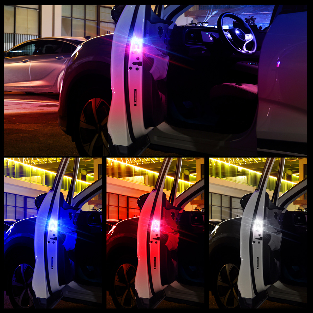 1/2pcs Car Door LED Strobe War - Emergency Exit Sign incelemesi ve fiyatı