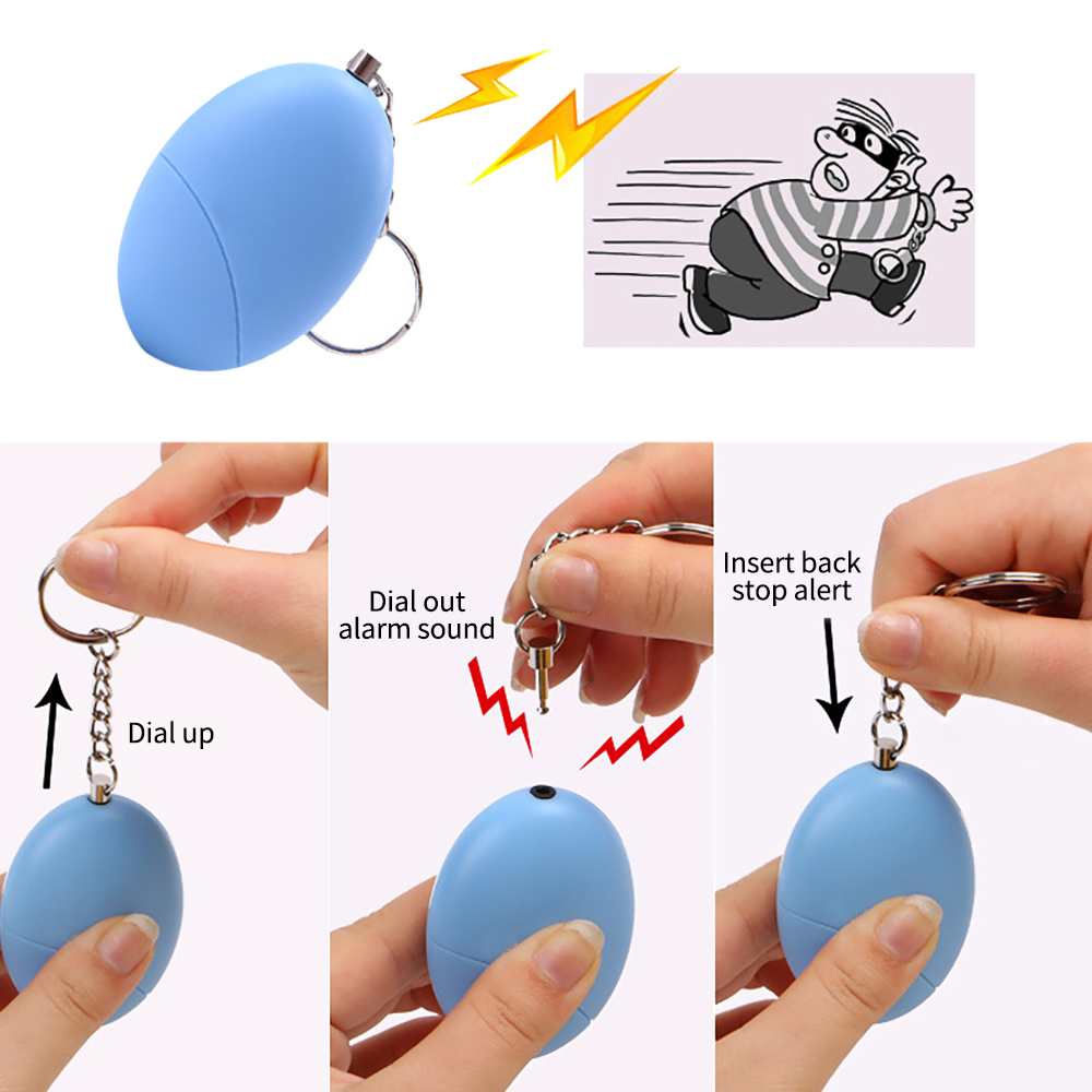 1PCS Self Defense Alarm 100dB  - Personal Alarm Keychain incelemesi ve fiyatı