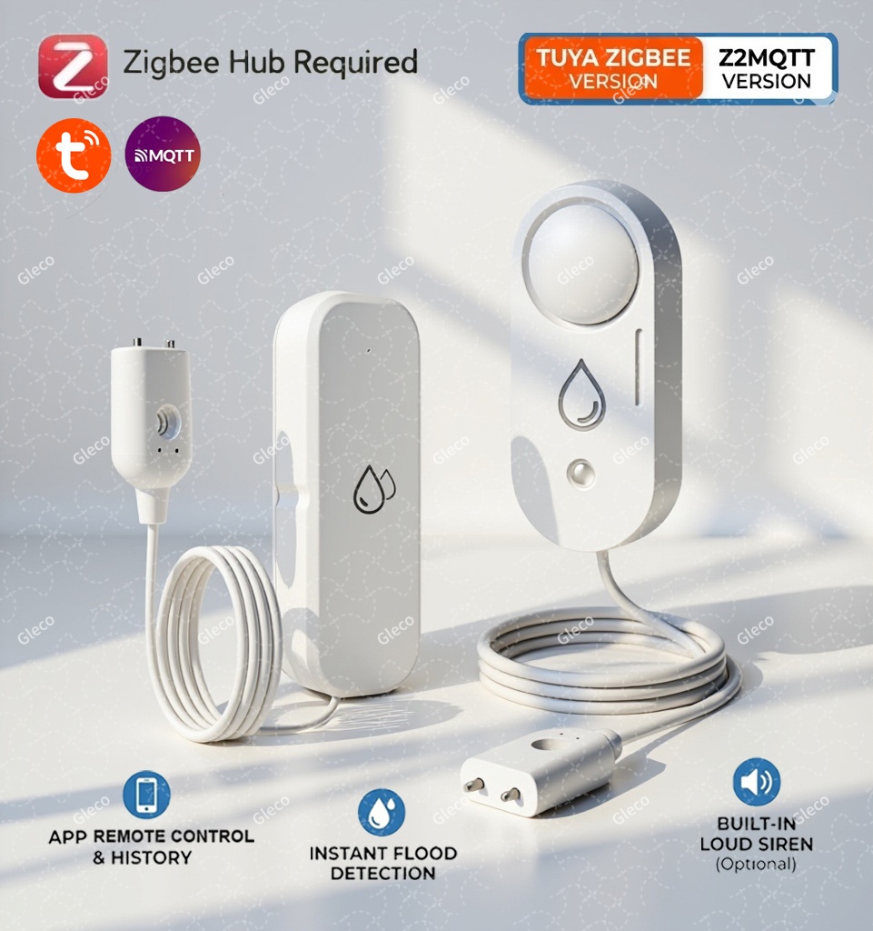 Zigbee Water Leak Sensor Flood - Water Alarm Sensor incelemesi ve fiyatı