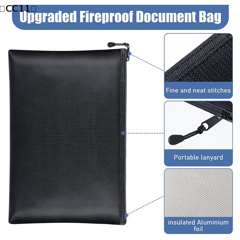 Fireproof Document Bag Waterpr - Fire Safe Document incelemesi ve fiyatı