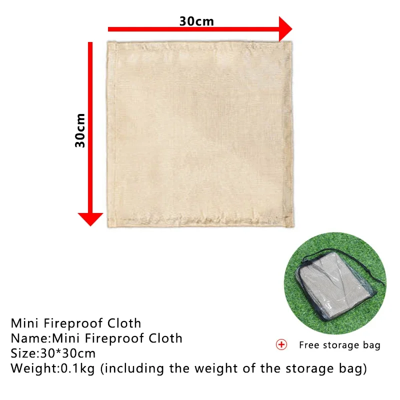 1pc Outdoor Camping Fireproof  - Fire Blanket Kitchen incelemesi ve fiyatı