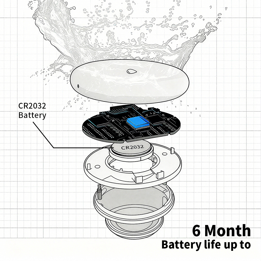 Tuya Zigbee Leakage Sensor LED - Water Alarm Sensor incelemesi ve fiyatı