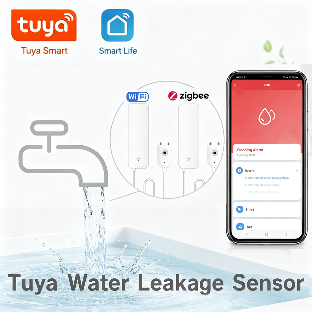 ZigBee WiFi Water Leak Sensor  - Water Alarm Sensor incelemesi ve fiyatı