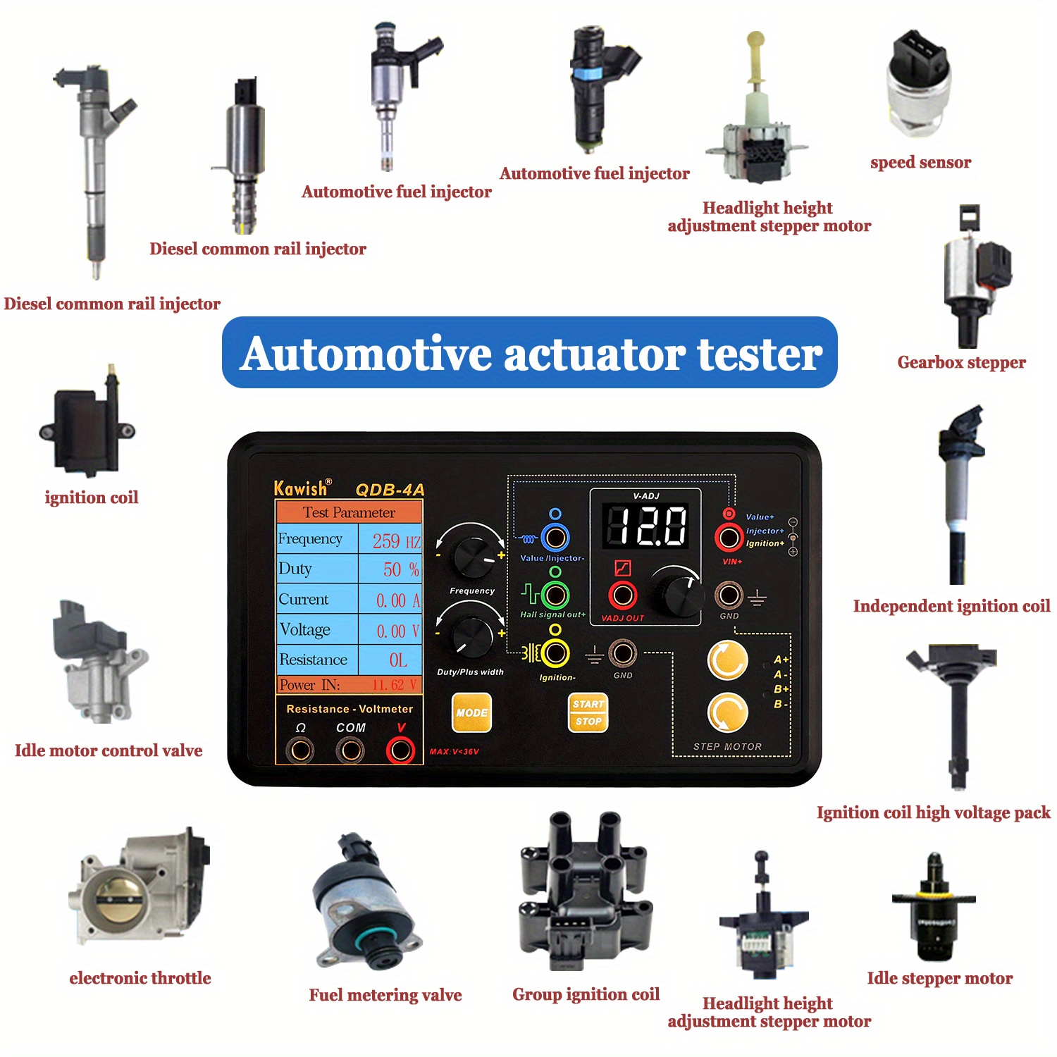 Auto Ignition Coil Test Inject - Co Detector Plug incelemesi ve fiyatı