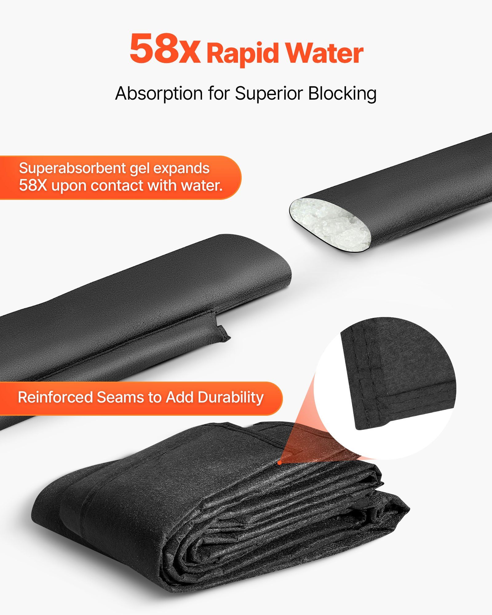 Flood Barrier, 8 Pack, 1.6 x 1 - Flood Barrier Bag incelemesi ve fiyatı