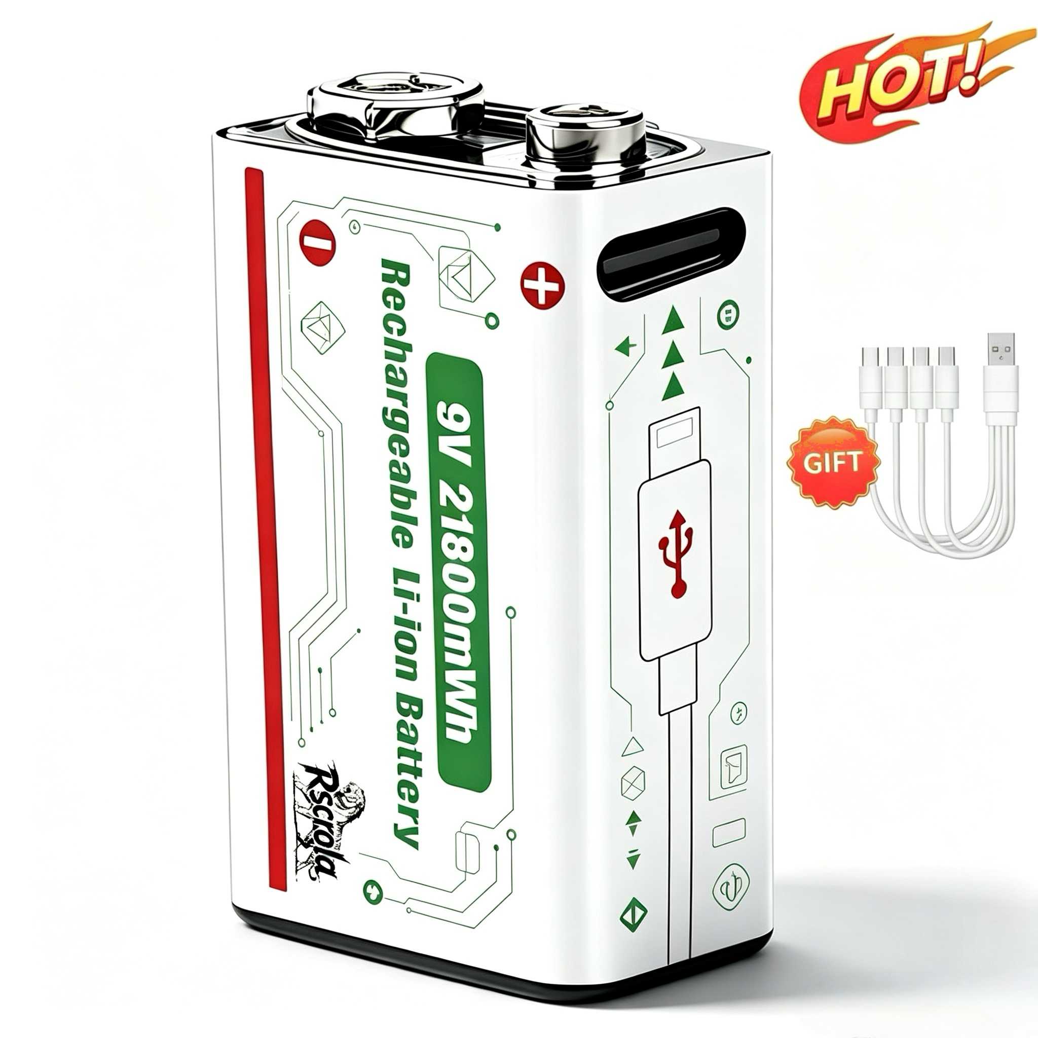 9V 21800mWh Rechargeable Lithi - Smoke Detector Interconnected incelemesi ve fiyatı