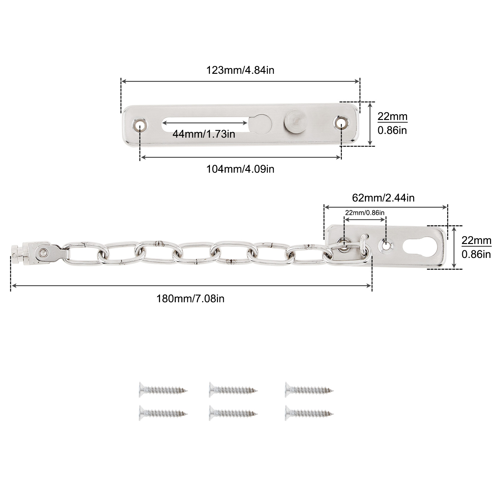 Solid Security Door Sliding Ch - Security Chain Door incelemesi ve fiyatı