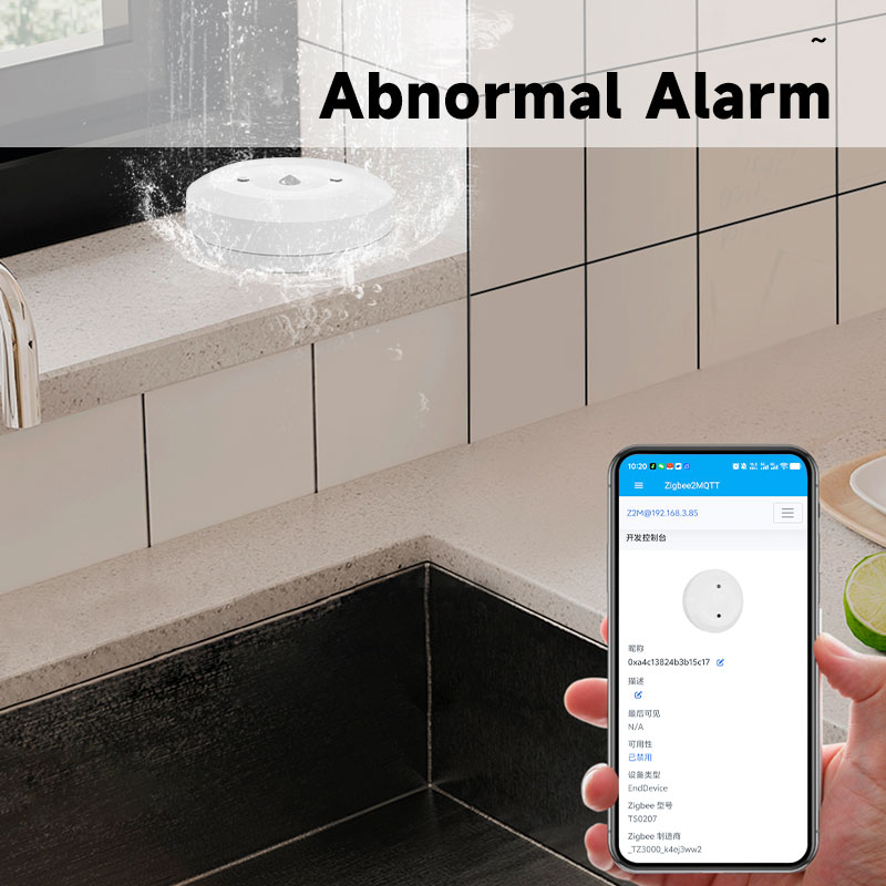 Smart ZigBee3.0 2MQTT Water Le - Water Alarm Sensor incelemesi ve fiyatı