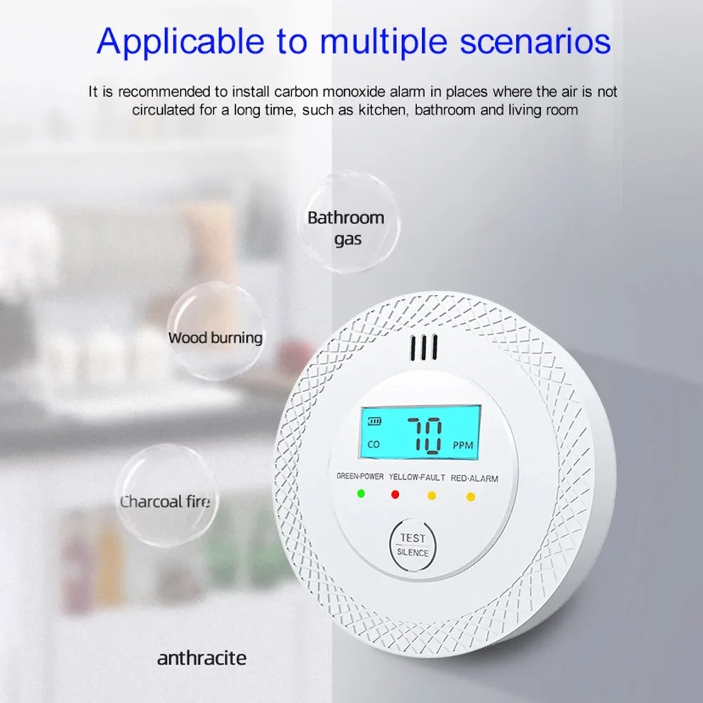 Carbon Monoxide Alarm Detector - Smoke Detector Interconnected incelemesi ve fiyatı