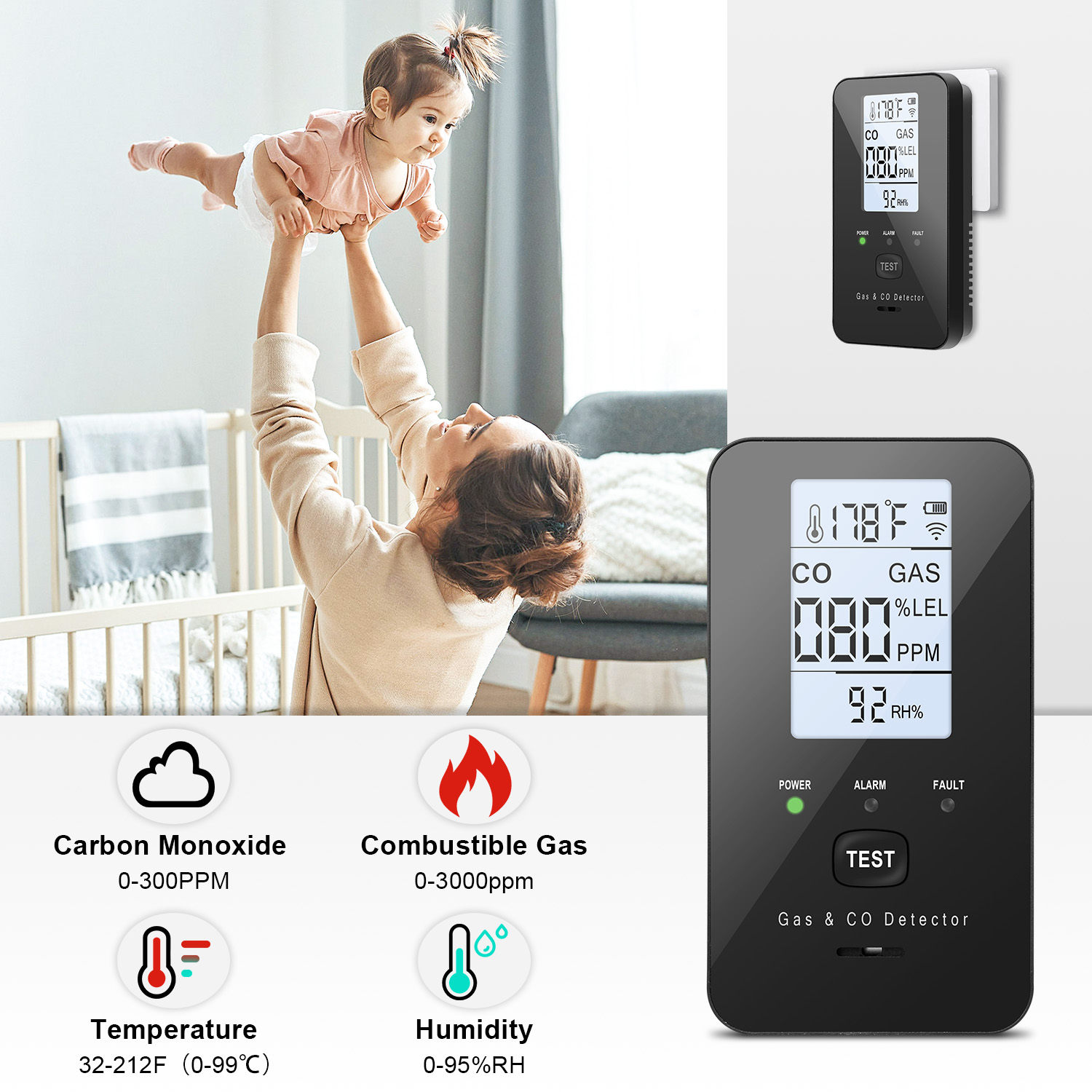 Natural Gas & Carbon Monoxide  - Co Detector Plug incelemesi ve fiyatı