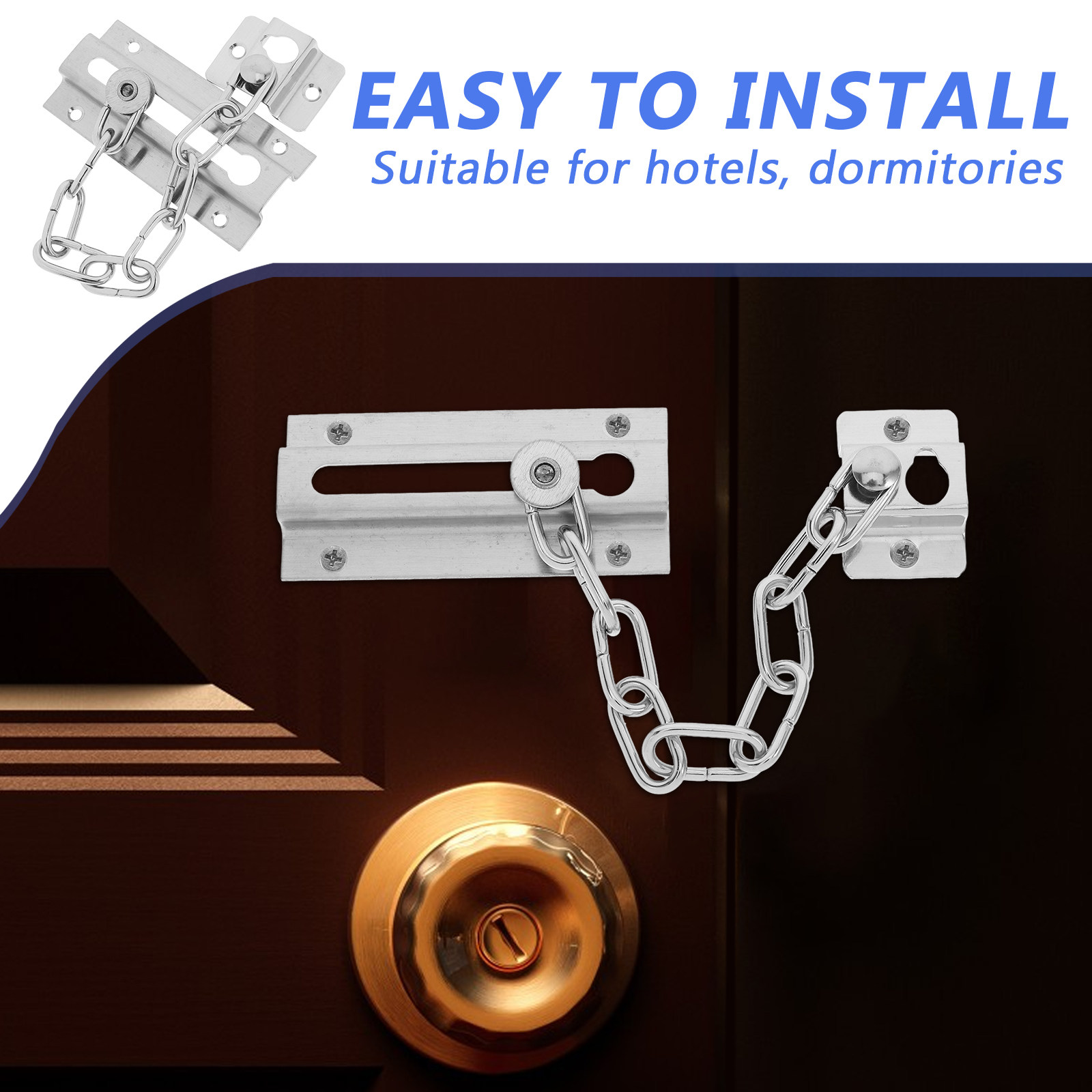 Door Chain Lock Stainless Stee - Security Chain Door incelemesi ve fiyatı