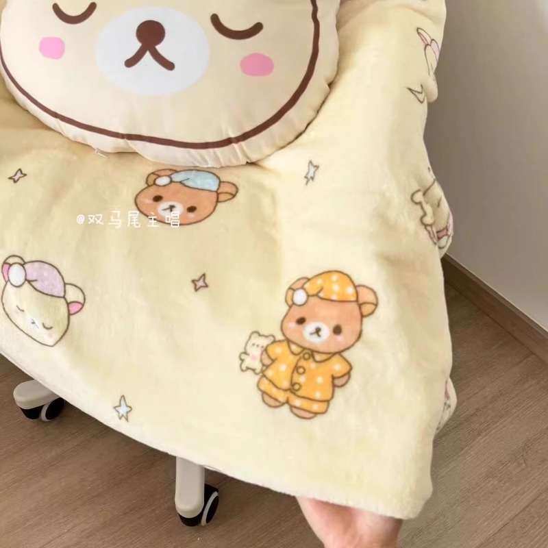 Cartoon Rilakkuma Flannel Thro - Fire Blanket Kitchen incelemesi ve fiyatı