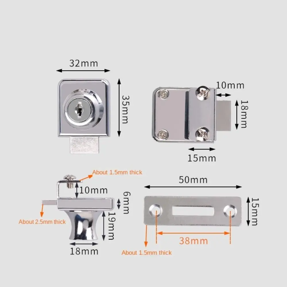 Metal Single Double Swinging G - Medicine Cabinet Lock incelemesi ve fiyatı