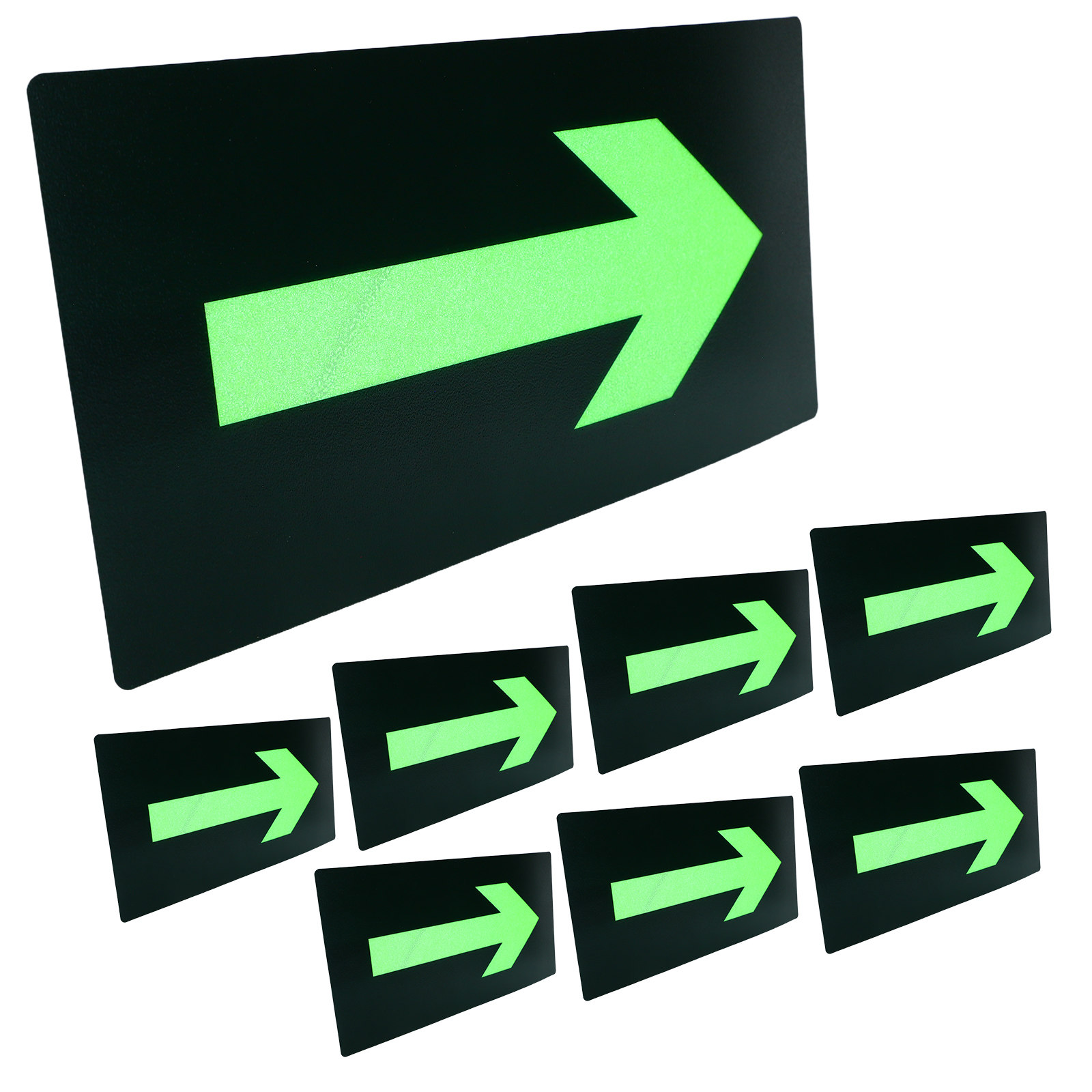 8Pcs Fire Evacuation Arrow Sti - Emergency Exit Sign incelemesi ve fiyatı
