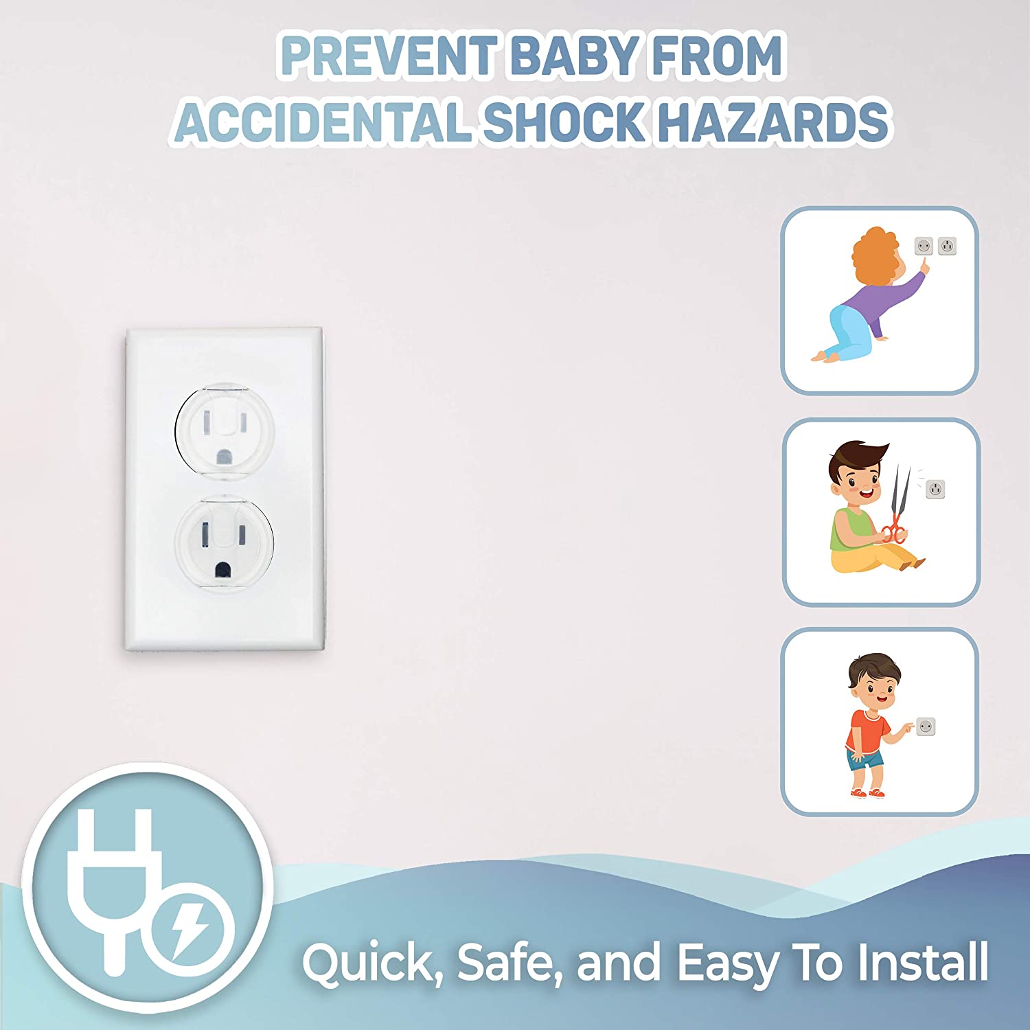 10pcs Outlet Covers, American  - Outlet Cover Baby incelemesi ve fiyatı