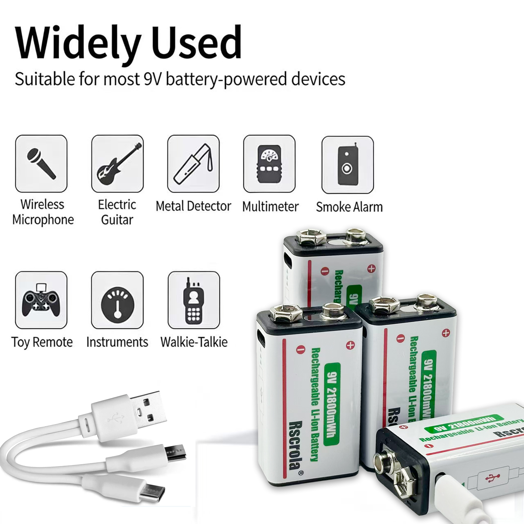 Long-Lasting 9V Lithium ion Re - Smoke Detector Interconnected incelemesi ve fiyatı