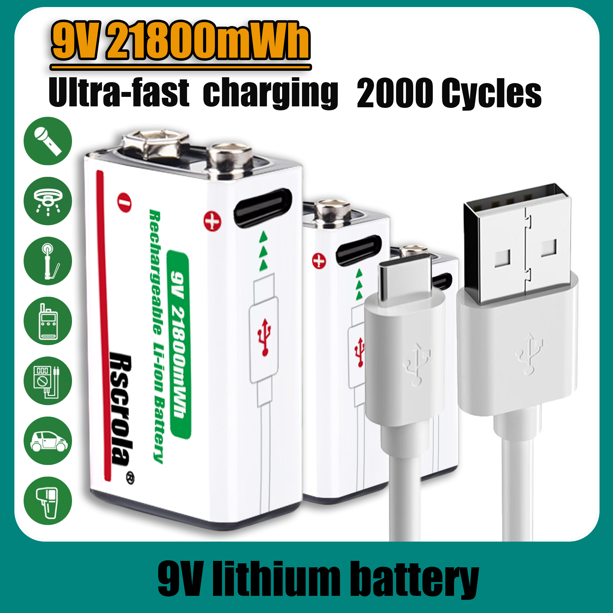 Long-Lasting 9V Lithium ion Re - Smoke Detector Interconnected incelemesi ve fiyatı