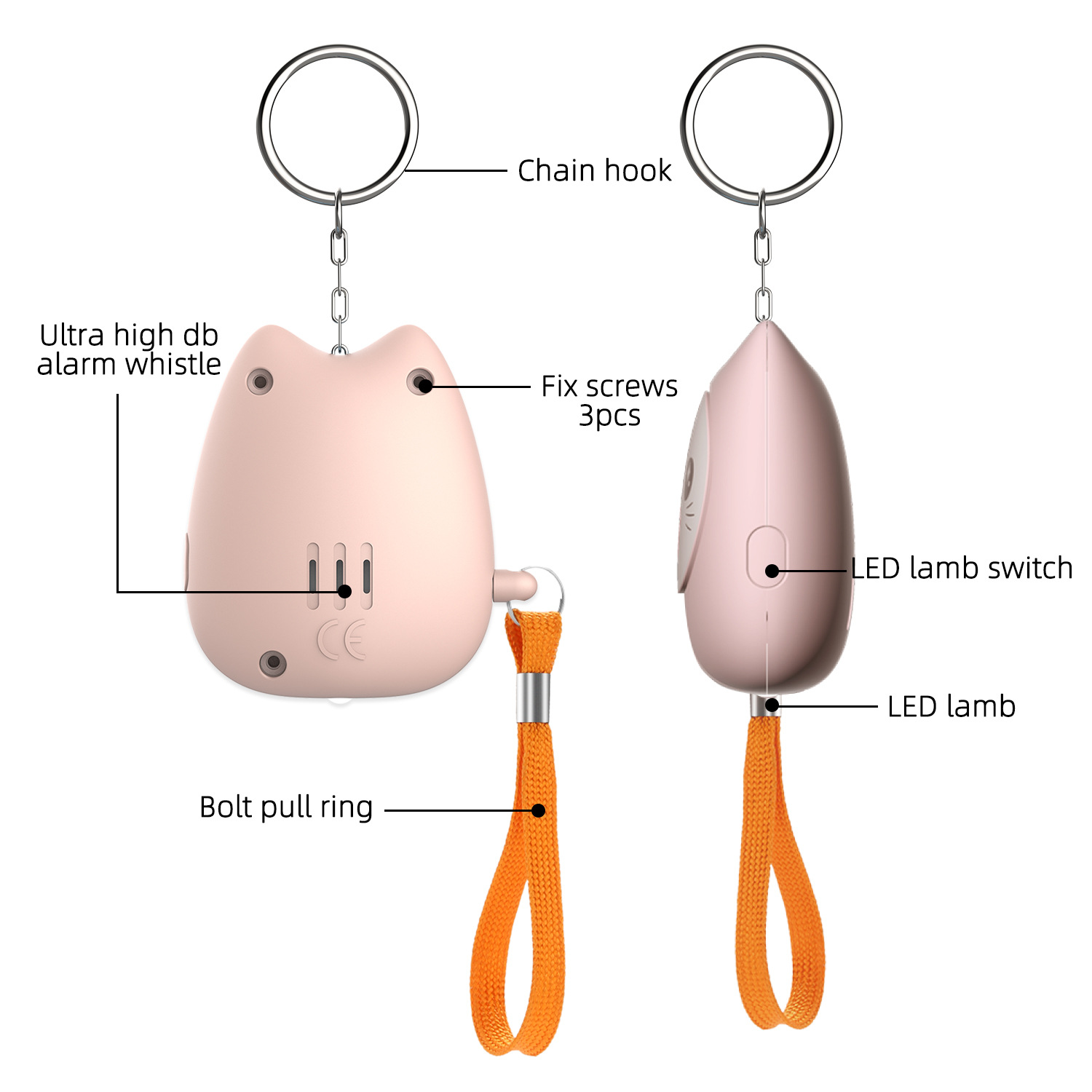 2025 New Personal Alarm Self-d - Personal Alarm Keychain incelemesi ve fiyatı