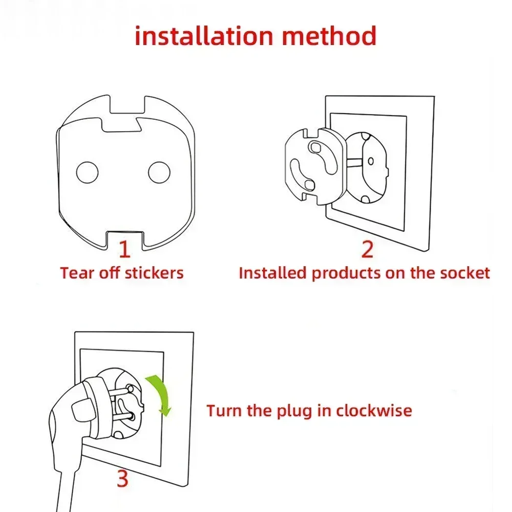 1/10pcs  Baby Safety Child Ele - Outlet Cover Baby incelemesi ve fiyatı
