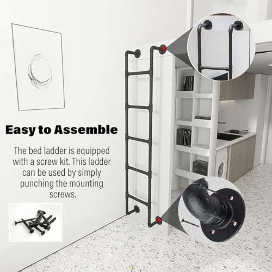 Wall Mounted Metal Step Ladder - Fire Escape Ladder incelemesi ve fiyatı