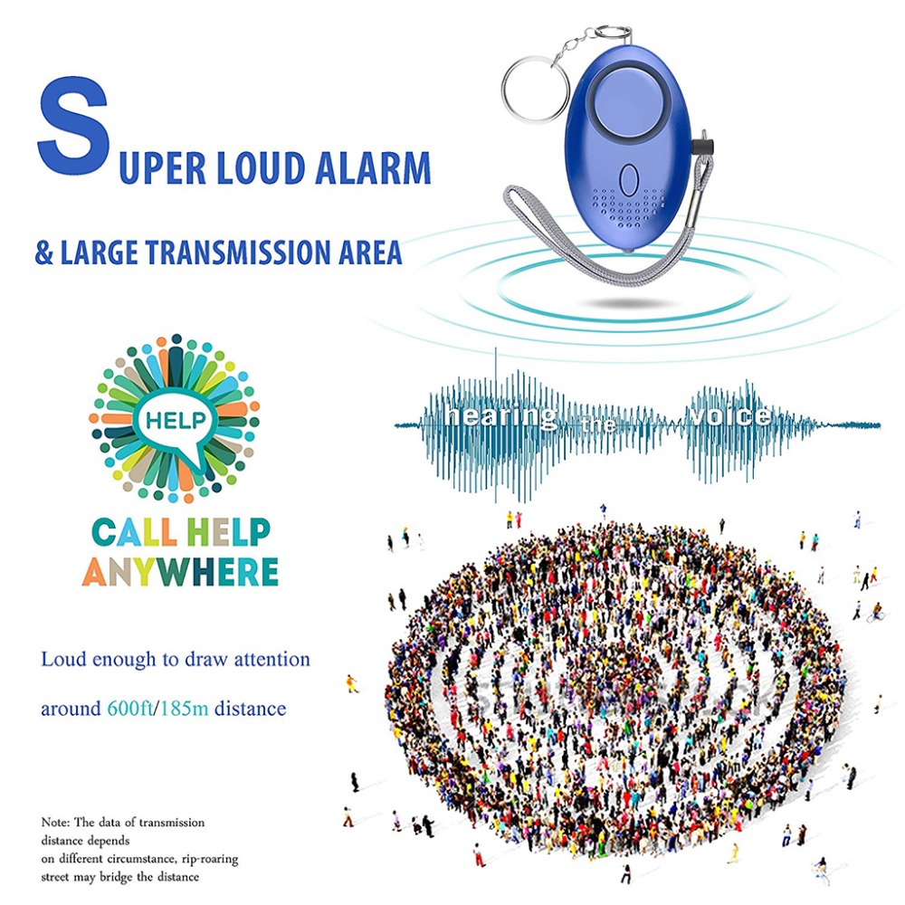 130dB Self Defense Alarm Anti- - Personal Alarm Keychain incelemesi ve fiyatı