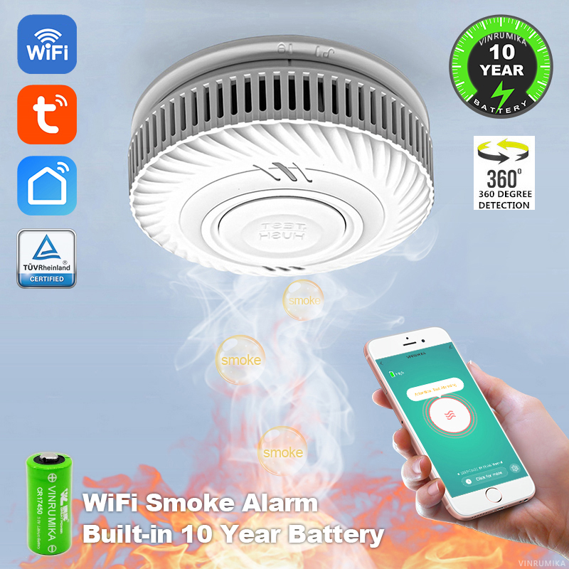 WiFi Tuya Smart Smoke Detector - Smoke Detector Interconnected incelemesi ve fiyatı