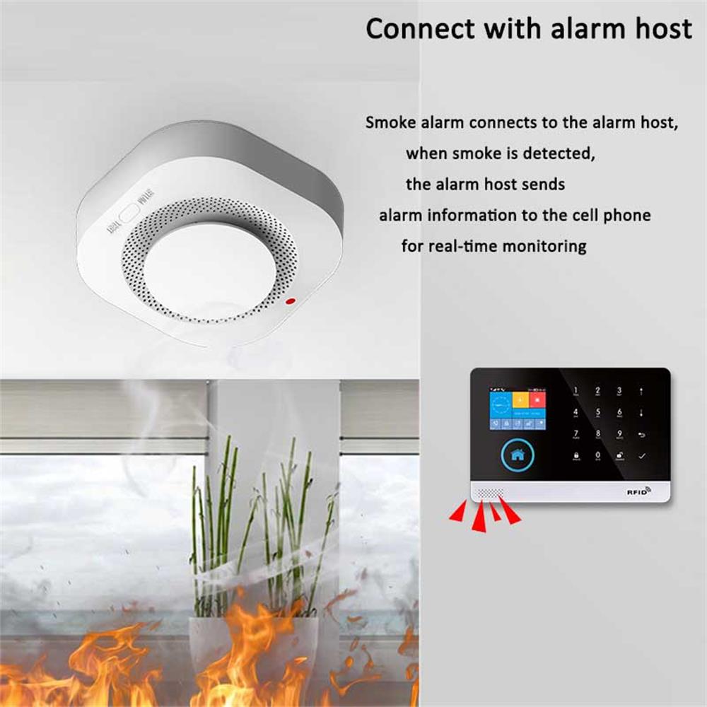 433MHz Wireless Smoke Detector - Smoke Detector Interconnected incelemesi ve fiyatı