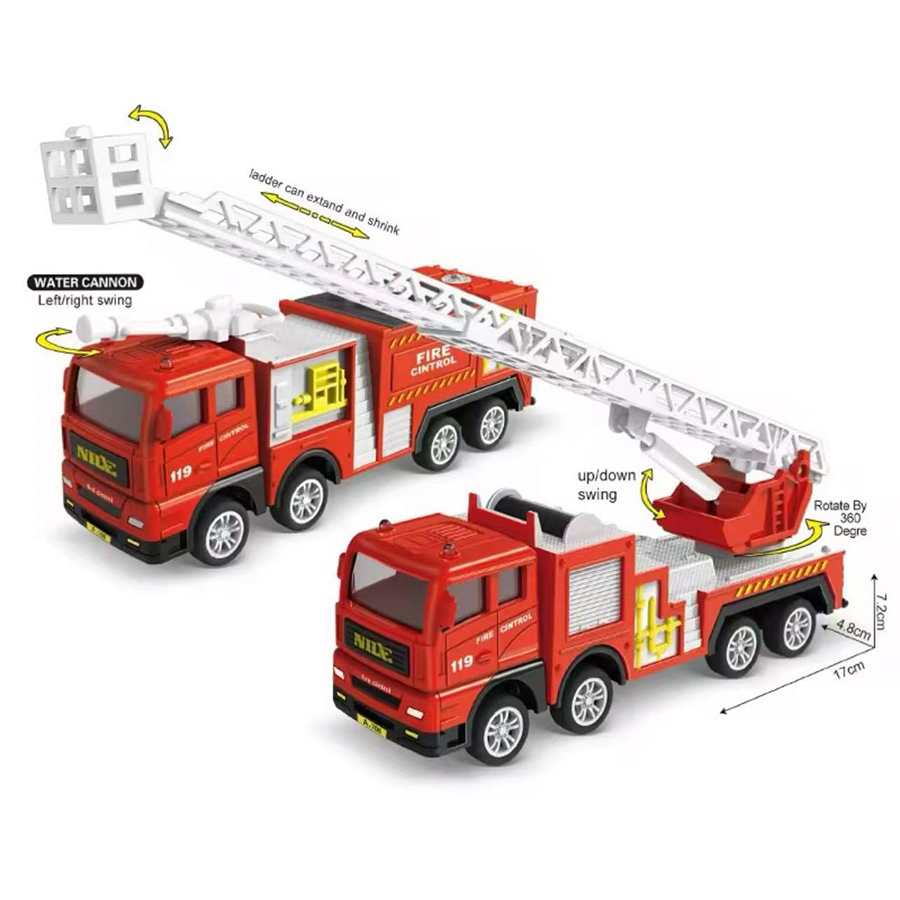 1pc-Alloy Fire Truck 1:32 Simu - Fire Escape Ladder incelemesi ve fiyatı
