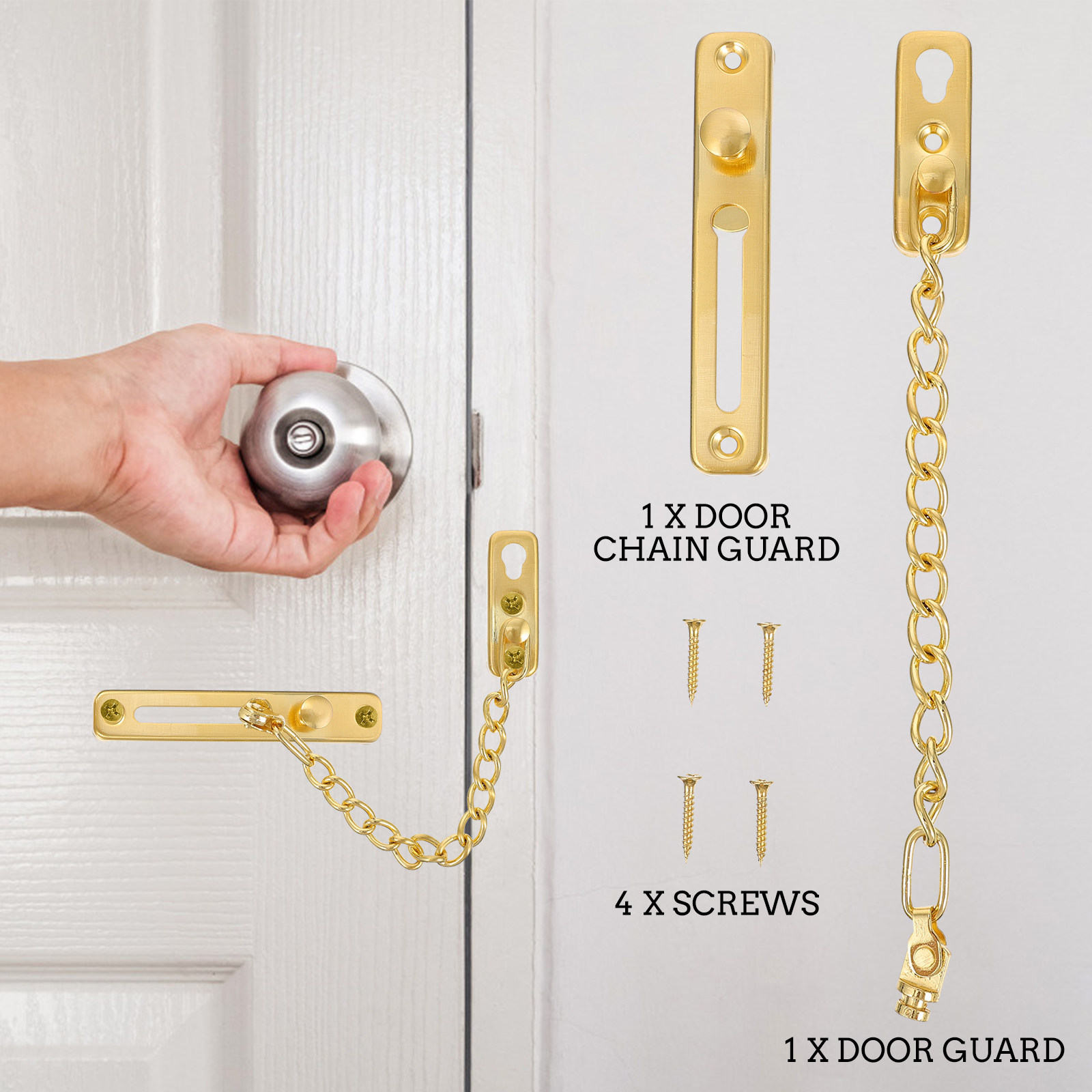 1Set Premium Stainless Steel D - Security Chain Door incelemesi ve fiyatı