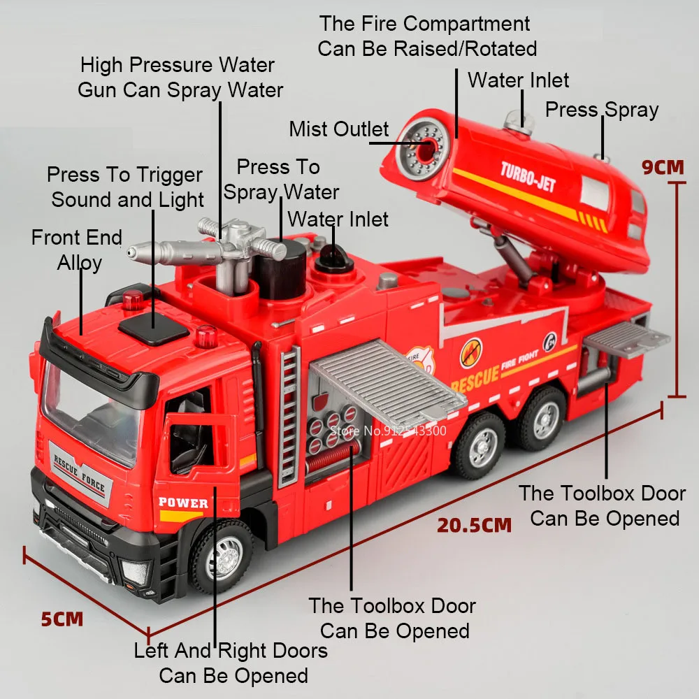 1:32 Scale Water Spray Fire Tr - Fire Escape Ladder incelemesi ve fiyatı