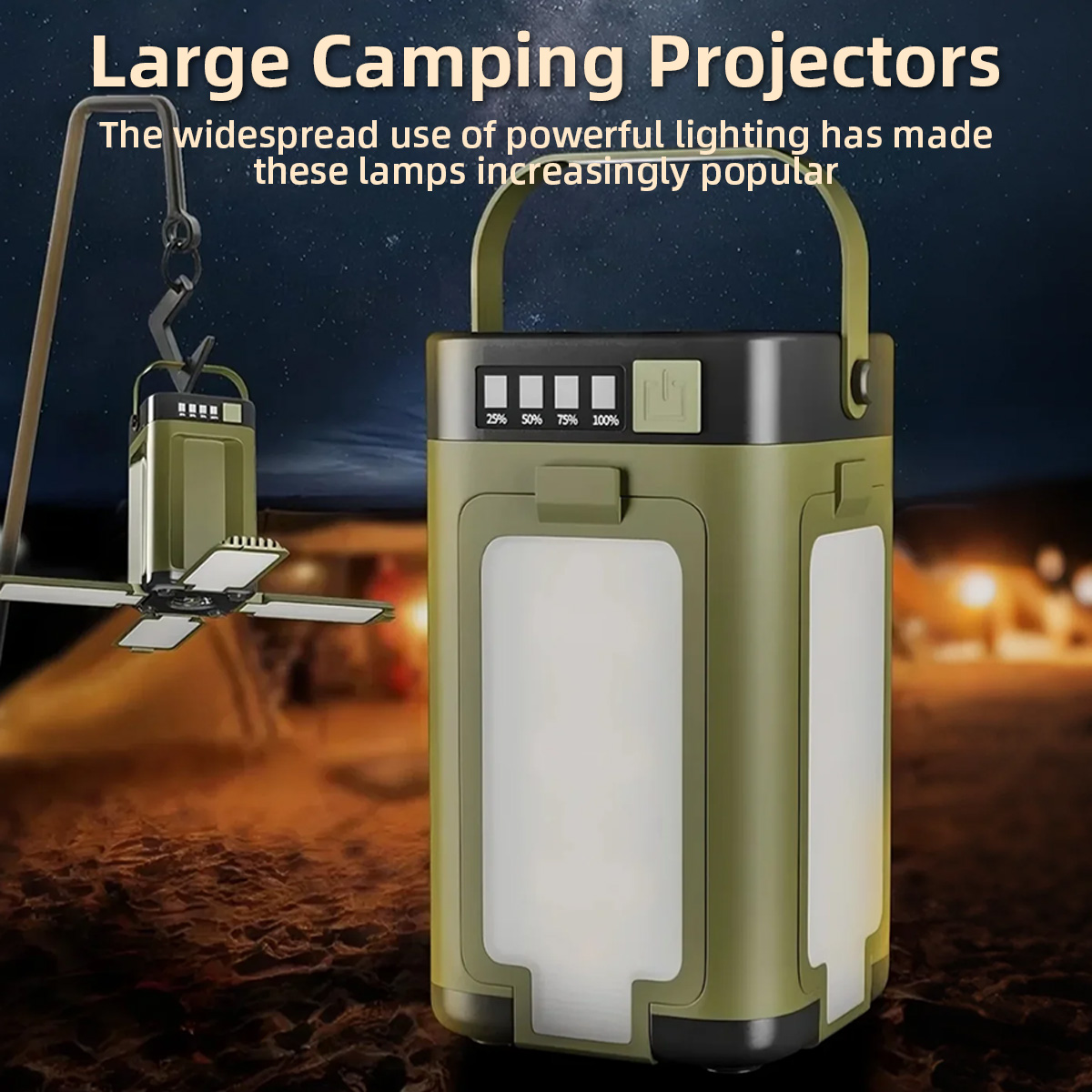 Portable Four-Leaf Clover Camp - Power Outage Light incelemesi ve fiyatı