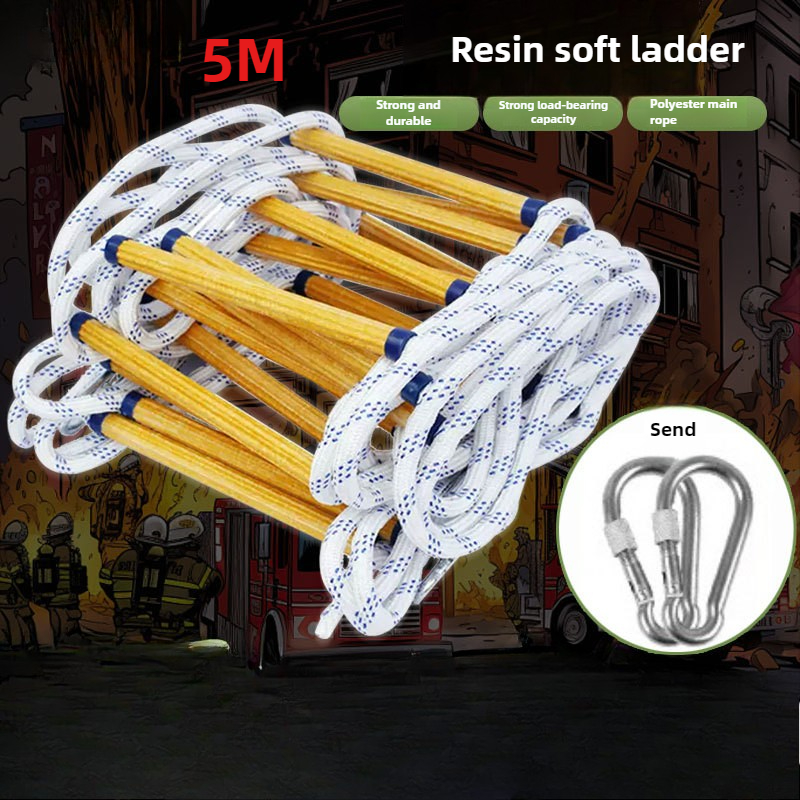 5M Resin Rope Ladder Aerial Wo - Fire Escape Ladder incelemesi ve fiyatı