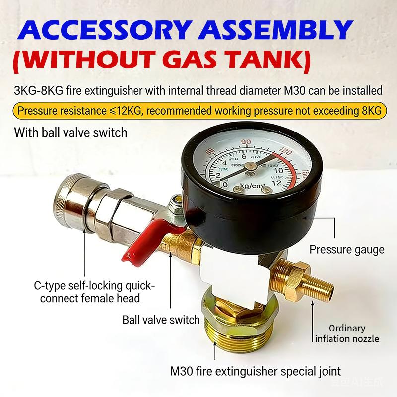 Small Air Tank Pressure Adapte - Fire Extinguisher Small incelemesi ve fiyatı