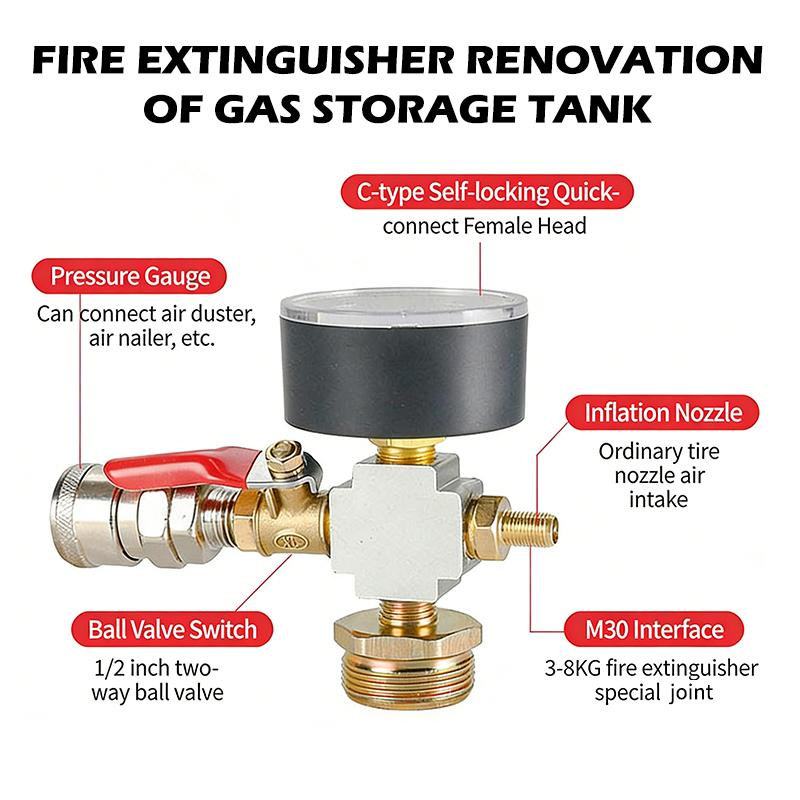 Small Air Tank Pressure Adapte - Fire Extinguisher Small incelemesi ve fiyatı