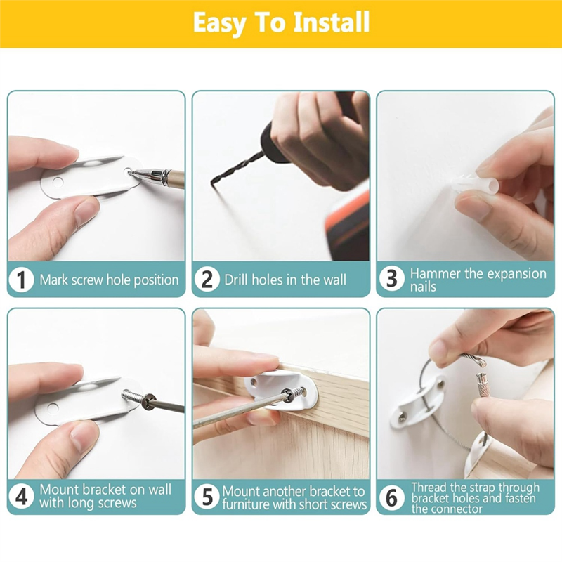 Furniture Anchors For Baby Pro - Earthquake Anchor Strap incelemesi ve fiyatı