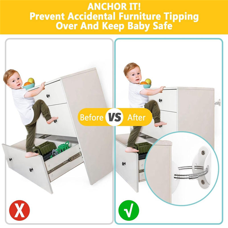 Furniture Anchors For Baby Pro - Earthquake Anchor Strap incelemesi ve fiyatı